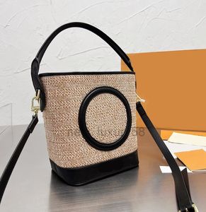 Bolsas de palha para mulheres Bolsas de rattan casuais Bolsas femininas de tecido de vime Bolsas femininas de grande capacidade Bolsas de mensageiro de ombro Bolsa de compras Praia