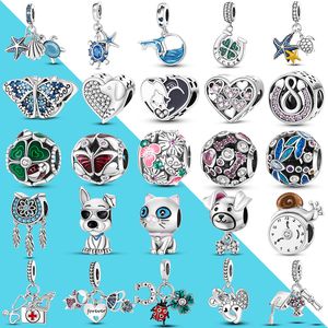 925 Silver Charm Beads Dangle Trencher Cap Graduation Ceremony Bead Fit Charms Bracelet DIY Jewelry Accessories