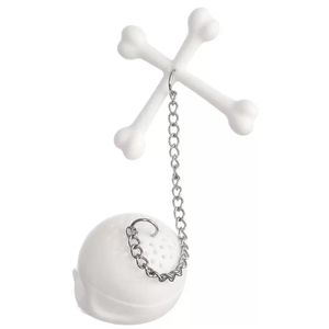 Skull Crossbones Tea Infuser Silicone Filher