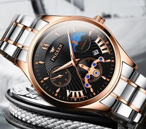 Модные наручные часы fngeen 5606 Водонепроницаемые большие тарелки мужчины Quartz Watch шесть игл и три глаза Sub Dial без функции мод