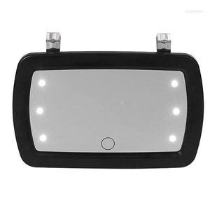 Interi￶rstillbeh￶r Universal LED-bilspegel Touch Switch Makeup Sun Visor H￶g till￤mplig inbyggd unik design