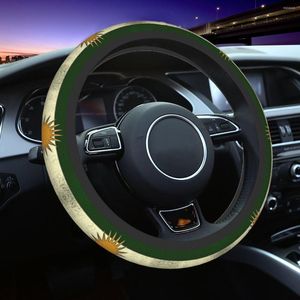 Steering Wheel Covers Kurdistan Flag Car Cover 38cm Non-slip Sun Colorful Auto Decoration Steering-Wheel Accessories