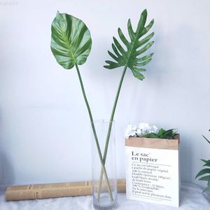 Faux Floral Greenery Simulation Turtle Back Leaf Glued Spring Feather Leaf Simulation Plant Fake Green Dill Leaves Glued Home Decoration Floor Plant J220906