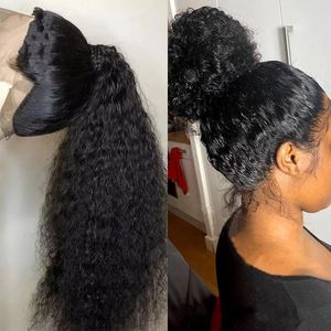 360 peruca de renda completa Cabelo humano Perruque Wigs frontal de renda para mulheres HD Curly Water Wave 130% Diva1