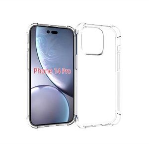 Custodie per telefoni in TPU morbido con cuscino d'aria Cover in silicone antiurto trasparente trasparente per iPhone 14 13 12 mini 11 pro X XS MAX XR 8 7 6 plus S22