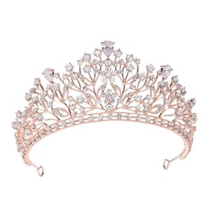 Kafa Bantları Rhinestone Crystal Tiara Taç Altın Gelin Saç Aksesuarları Kadınlar İçin Düğün Pageant Drop Teslimat 2022 Mjfashion Amq8u