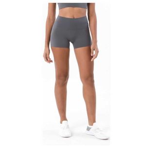 Lu Lu Lu Nwt IGN Women S Yoga Shorts Fiess Running Apport Casu andningsbar snabb torkning Fit Slim Safety Pants Short Fie Träning Cau Pant