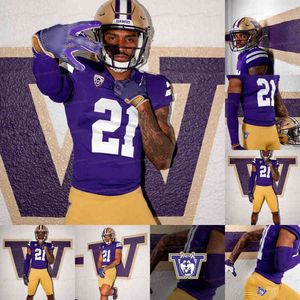 American College Football Wear College NCAA College WASHINGTON 1991 THROWBACK Jersey Richard Newton Dylan Morris Huskies Taj Davis Cameron Davis Julius Irvin acks