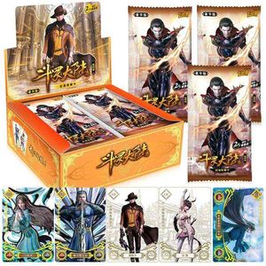 Jogos de cartas originais Douluo Dalu Doula Continuen Anime Flash Cards Edition CR CROLECIBILLE TROYS GORES DE BRINIDADE PARA CRIANÇAS T220905