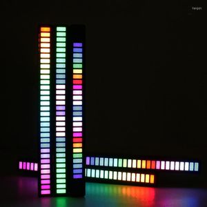 Lampy stołowe RGB Muzyka sterowanie dźwiękiem LED App Appon Pickup Voice Aktywowane rytm światła kolorowe pasek otoczenia