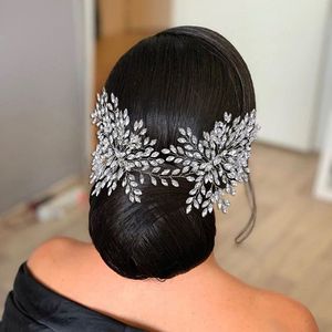 Kafa Bantları Gelin Düğün Saç Tomberi Gelin Rhinestone Head Band Kristal Aksesuarlar Kadın ve Kızlar Sier One Siz Mjfashion Amjjo