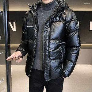 남자 다운 다운 트렌디 한 코튼 재킷 패션 캐주얼 느슨한 큰 크기 따뜻한 거품