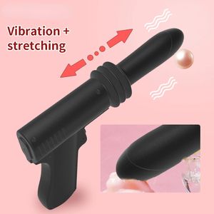 Skönhetsartiklar dildo vibrator för kvinnlig teleskopisk manlig prostata massager rumpa plugg anal vuxna sexiga leksaker kvinnor män