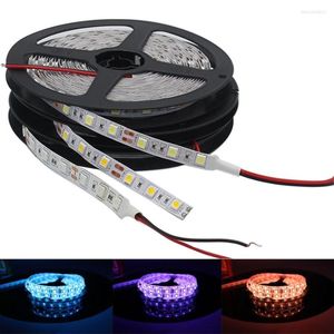 Tiras tiras led tira luz dc 5v 12V 24V RGB PC PC à prova d'água Luzes coloridas de 5m 5 12 24 V Fita de fita LEDSTRIP TV Backlight Backlight