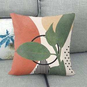 Pillow Nordic Cover Tropic Art Modern Throe Polyester Case SoFa Cafe Decorativo 45x45cm