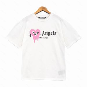 Palms Angels 22SS Letter Logo oversized graphic t shirts - Loose Casual Unisex Round Neck Short Sleeve Tee for Men and Women - Perfect Boyfriend Gift (2082 009)