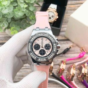 Relógios de luxo para homens mecânicos femininos rosa diamante à prova d'água ladrinhas suíços top wristwatches