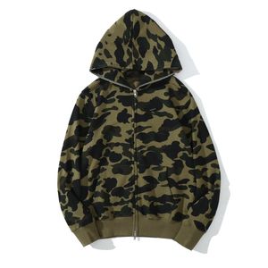 Herren-Kapuzenpullover, oben gefertigt, Hai-Pullover, Batik-Kapuzenpullover, Designer-Jacke, Tiger, durchgehender Reißverschluss, Farbe, Harajuku-Sweatshirt, leuchtendes Mode-Co-Branding