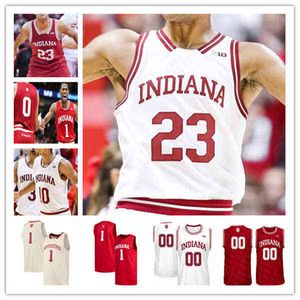 Faculdade usa camisa de basquete personalizada Indiana Hoosiers Victor Oladipo Thomas Trayce Jackson-Davis Race Thompson Xavier Johnson Parker Stew