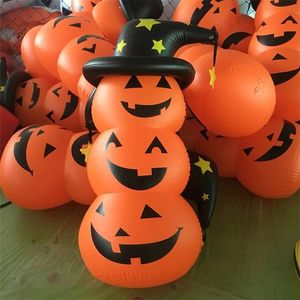 Decoração de festa grande Halloween Decorações infláveis ​​de copos de abóbora para Halloween decoração de pátio externo de Hallowor Props Kids Toy 1.4m 220905