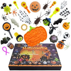 Party Decoration Mystery Fidget Toys Pack Set Pack Anti Stress Halloween Advento Antistress Pop Figet Toy Pack Kids Birthday Gift 220906