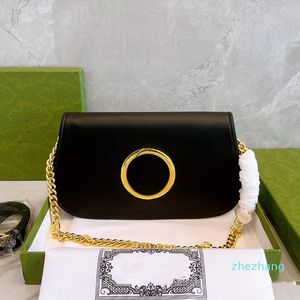 Bolsas 5a bolsas para mulheres bolsas vintage kit de hardware de ouro preto de couro com cinta