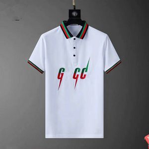 2023 PROJEKTRANT Striped Polo T Shirt Letter Pullover Shirt Bee Floral Hafdery Męs