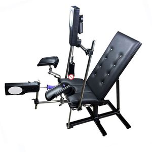 Sex Furniture BDSM Bondage Chair with 2 sex machine Adult Couples more Pose Toy Fun Furnitures Supplies Chairs