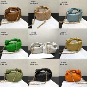 Designer New Mini Jodie it-bag Woven Bag Detachable Leather Wrist Strap Chain Shoulder Bag Diagonal Bags Totes Evening Clutch