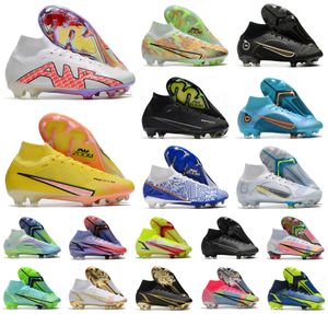 Superfly IX 9 VIII 8 360 Elite FG Soccer Shoes Dream Speed 005 First Main Shadow Recharge Gear Up PACK Mens Women Boys High Football Boots Cleats US6.5-11