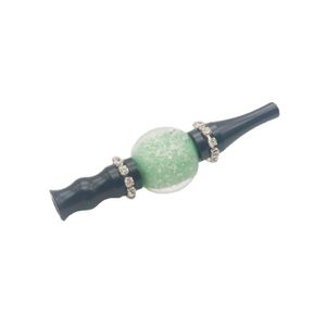 Glass Bead Bling 3.41 inches nector collector straw Smoking pipes thick glass filter tips tube mouthpieces