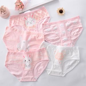 Teenage Panties Rabbit Underpants Young Girl Briefs Comfortable Cotton Pink Panties Kids Underwear 20220906 E3