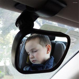 İç Aksesuarlar 2 Arada 1 Mini Çocuk Arka Dışbükey Ayna Araba Arka Koltuk Bebek Ayarlanabilir Otomatik Çocuklar Monitör Güvenlik Dikiz
