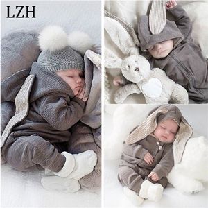 Rompers LZH Autumn Baby Dziewczęta ubrania chłopców dla urodzonych rompers dla dzieci kombinezon dla dzieci Kostium karnawałowy Ubranie 220905
