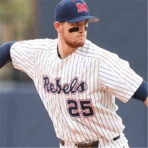 Бейсбол в колледже носит колледж NCAA Ole Miss Rebels Baseball Jersey 28 Остин Миллер 35 Кевин Грэм 13 Зак Козарт 2 Райан Оленк сшитый мужчинами молодежные дети Джерси