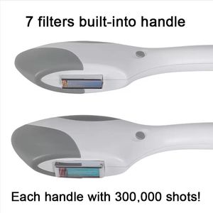 Tillbehör OPT IPL ELIGHT HANDEL 300000 skott Handtag snabbt permanent laserhårborttagning Skinföryngring