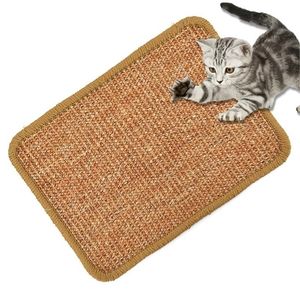 Cat Furniture Scratchers Natural Sisal Scratching Post Mat Scratcher Board Pad s Toy Climbing Tree Litter Lounger Pet cool mat Random color 220906