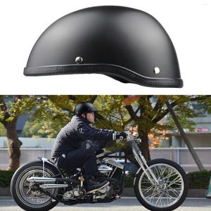 Motorradhelme Half Face Helm Retro Deutsch für Cafe Racer Scooter Cruiser Capacete zugelassenes Motorradzubehör