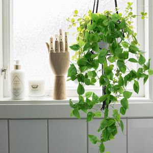 Dekorative Blumen, simulierter grüner Dill, künstliche Dinge, Weinblätter, Pflanzen, Ranken, Wandbehang, Rattan, Hausgarten-Dekorationen