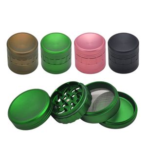 50mm 4 parts Tobacco Grinders smoke kit cnc teeth filter net dry herb wee grinder bong dab nail