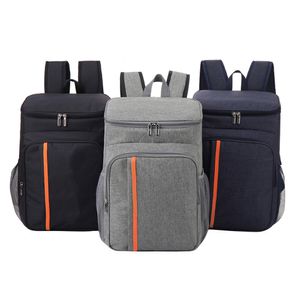 Große Kapazität Computer Laptop Rucksack Notebook Mittagessen Picknick kühle und warme isolierte Tasche 18L Reise Business Outdoor Lebensmittel- und Getränkeaufbewahrung Umhängetaschen