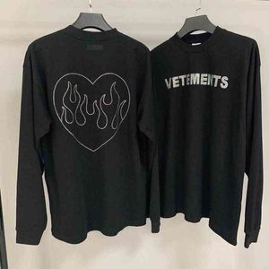 Mannen Hoodies Sweatshirts 20FW Nieuwe hiphop Diamanten Lange Mouw T-shirt Mannen Vrouwen Oversized Tops Tees T220901