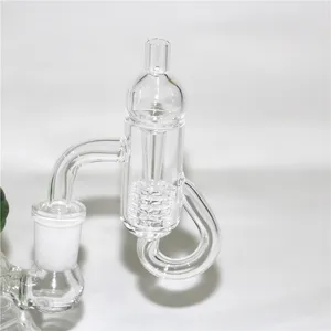 Banger al quarzo saldatura completa Chiodi per fumare pipa ad acqua Oil dab Rigs Glass Bong nettare di silicone