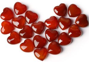 Stone Heart Crystal Thicken Red Carnelian Agate Polished Healing Palm Love Gemstones Set Bk Wholesale Reiki Energy Ncing Me Mjfashion Amkvo