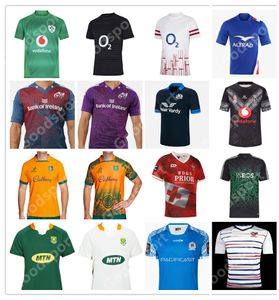 2223 Irlanda rugby jerseys Francês MUNSTER Escócia Inglês NOVA ZELÂNDIA MAORI ESTADOS UNIDOS AUSTRÁLIA REINO UNIDO SAMOA Africana FIJI TONGA camisa de rugby tamanho S-5XL