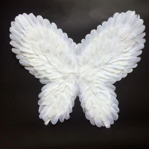 Feder Butterfly Fairy Angel Wings Kostüm Accessoires für Kinder Erwachsene Schwarz weiß Rotrosa