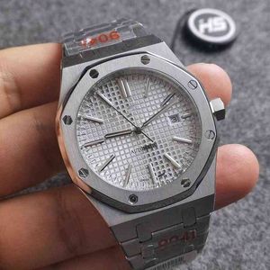 メンズの高級時計メカニカルフル15400防水ファッションスポーツスチールストラップリストB7XFジュネーブブランドデザイナー腕時計