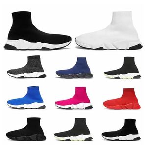 Günlük Ayakkabılar Platform Erkek Çorap Ayakkabı Spor Ayakkabı Tasarımcısı Fly Örgü Çorap Hız 1.0 Koşucu Üçlü Siyah Beyaz Usta Kadın Hız Klasik Hızlar Trainer Sneaker 36-45