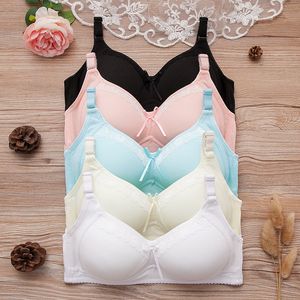 Camisole Teenage Girl Underwear Puberty Young Girls Small Bras Child Teen Training BH For Kids Teenagers Girl Underkläder mjuk bomull 20220907 E3