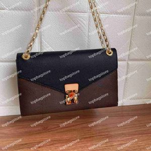 Pallas zincir çanta çanta desinger omuz çapraz gövde çapraz vücut çantaları yüksek kaliteli deri moda lüks kadın bayan pochette vintage